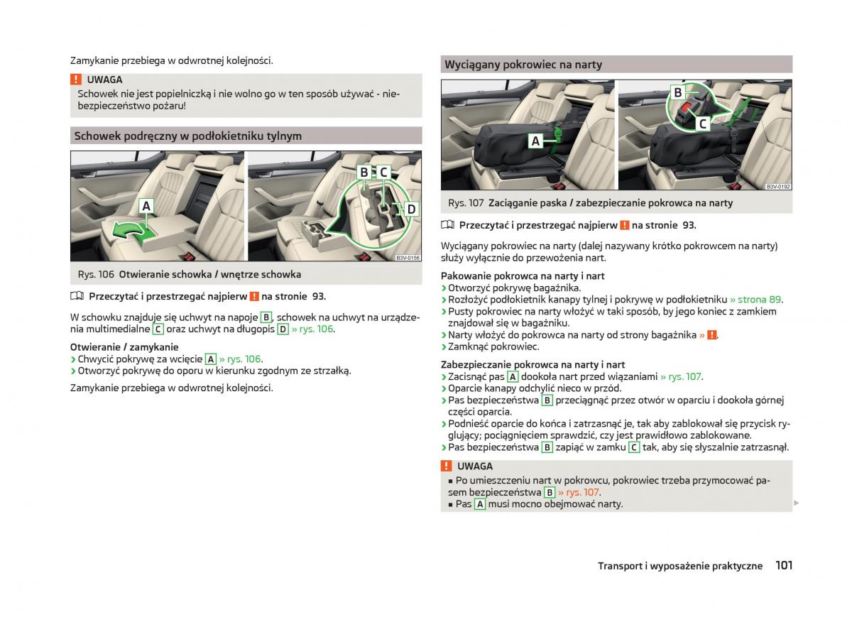 Skoda Superb III 3 instrukcja obslugi / page 104