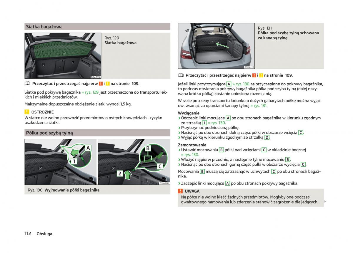 Skoda Superb III 3 instrukcja obslugi / page 115