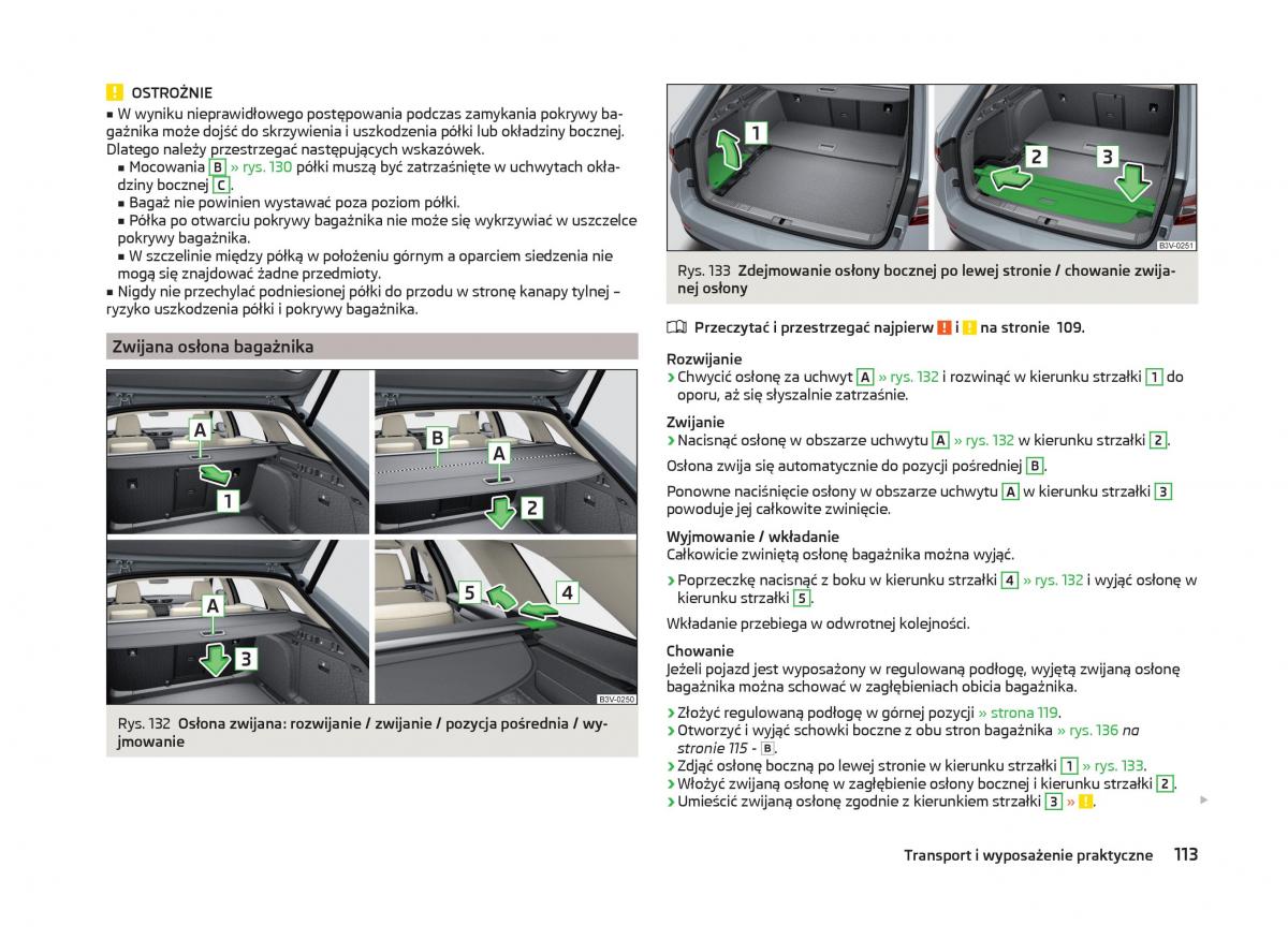 Skoda Superb III 3 instrukcja obslugi / page 116