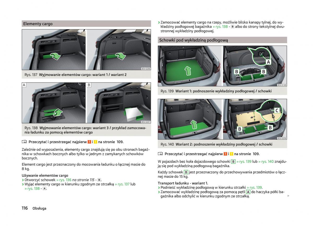 Skoda Superb III 3 instrukcja obslugi / page 119