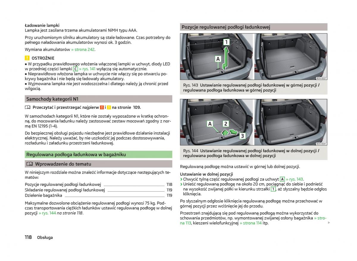 Skoda Superb III 3 instrukcja obslugi / page 121