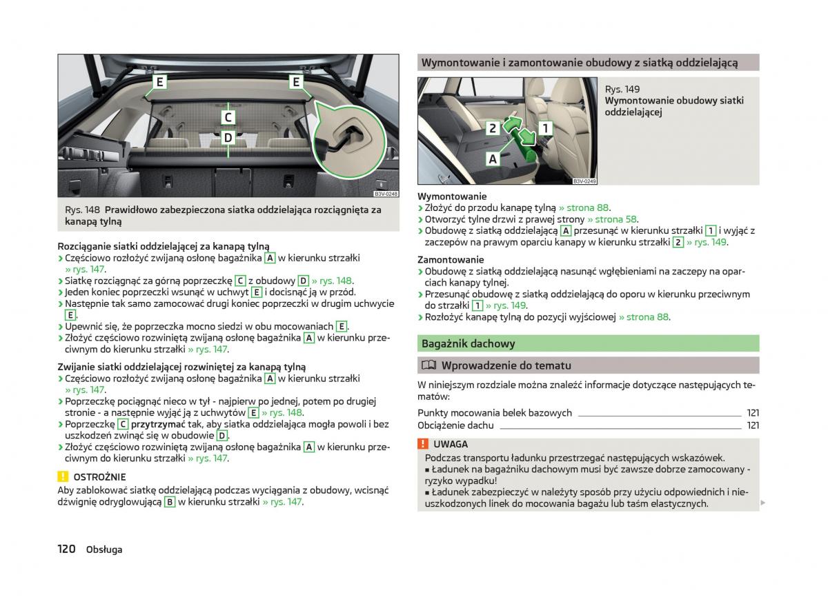 Skoda Superb III 3 instrukcja obslugi / page 123