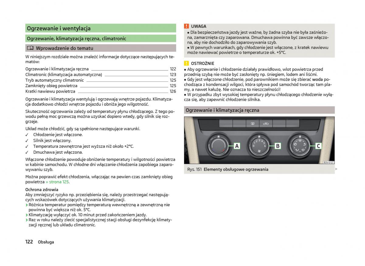 Skoda Superb III 3 instrukcja obslugi / page 125