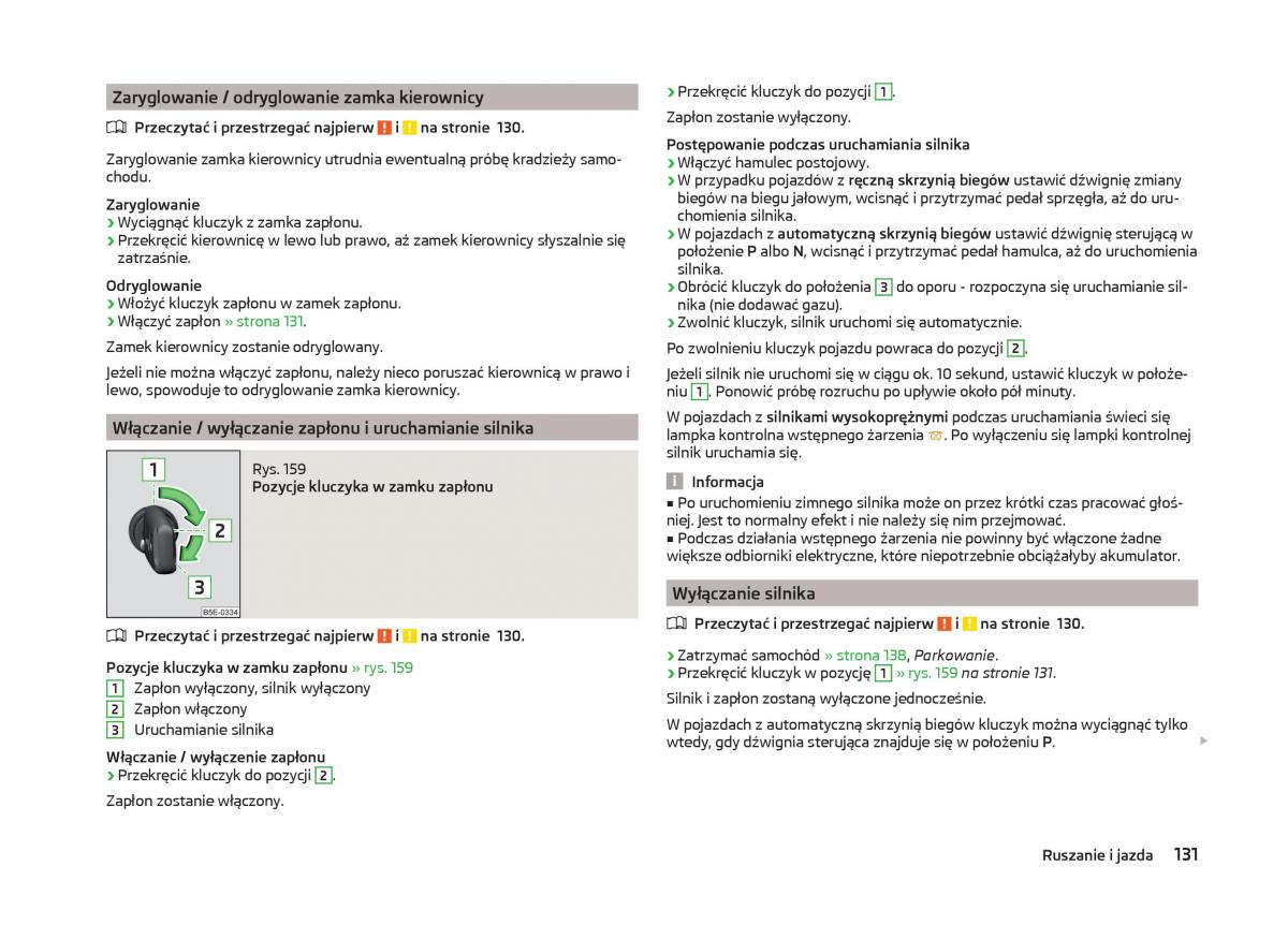 Skoda Superb III 3 instrukcja obslugi / page 134