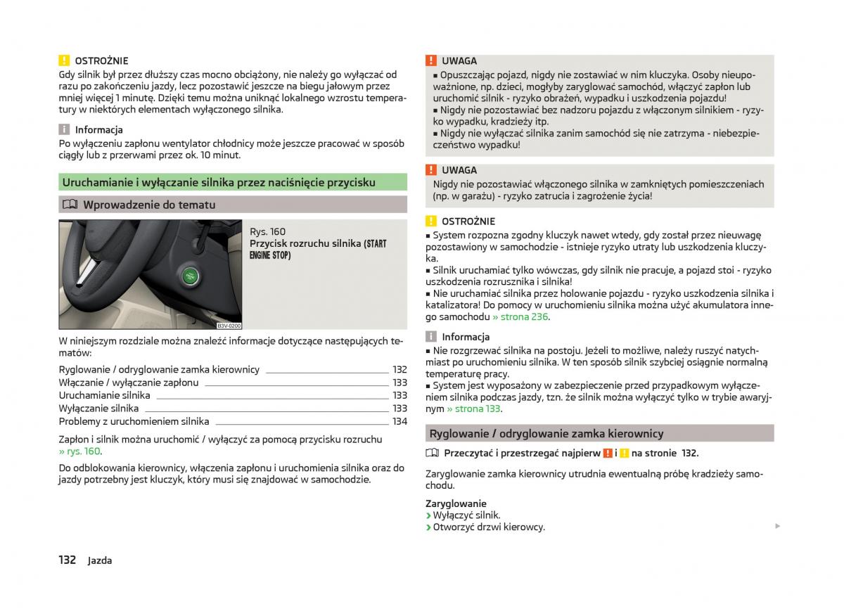 Skoda Superb III 3 instrukcja obslugi / page 135