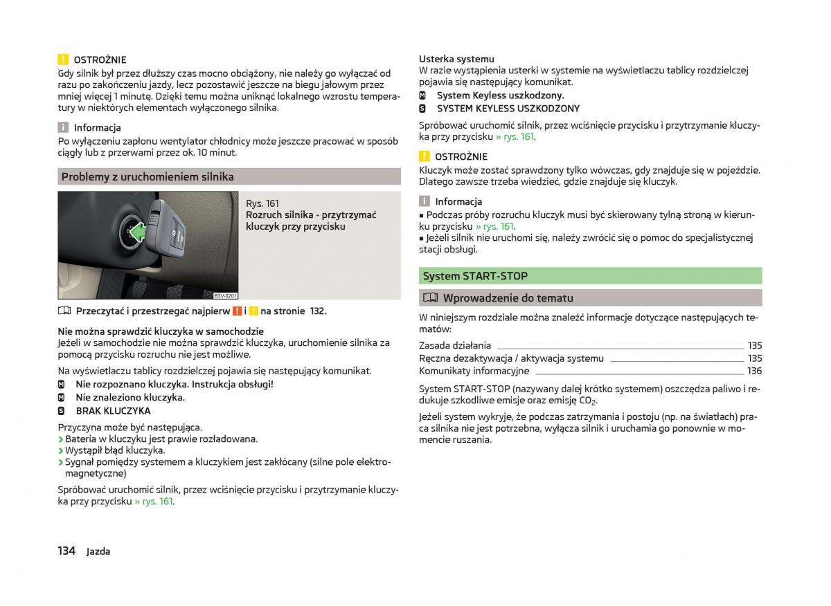 Skoda Superb III 3 instrukcja obslugi / page 137