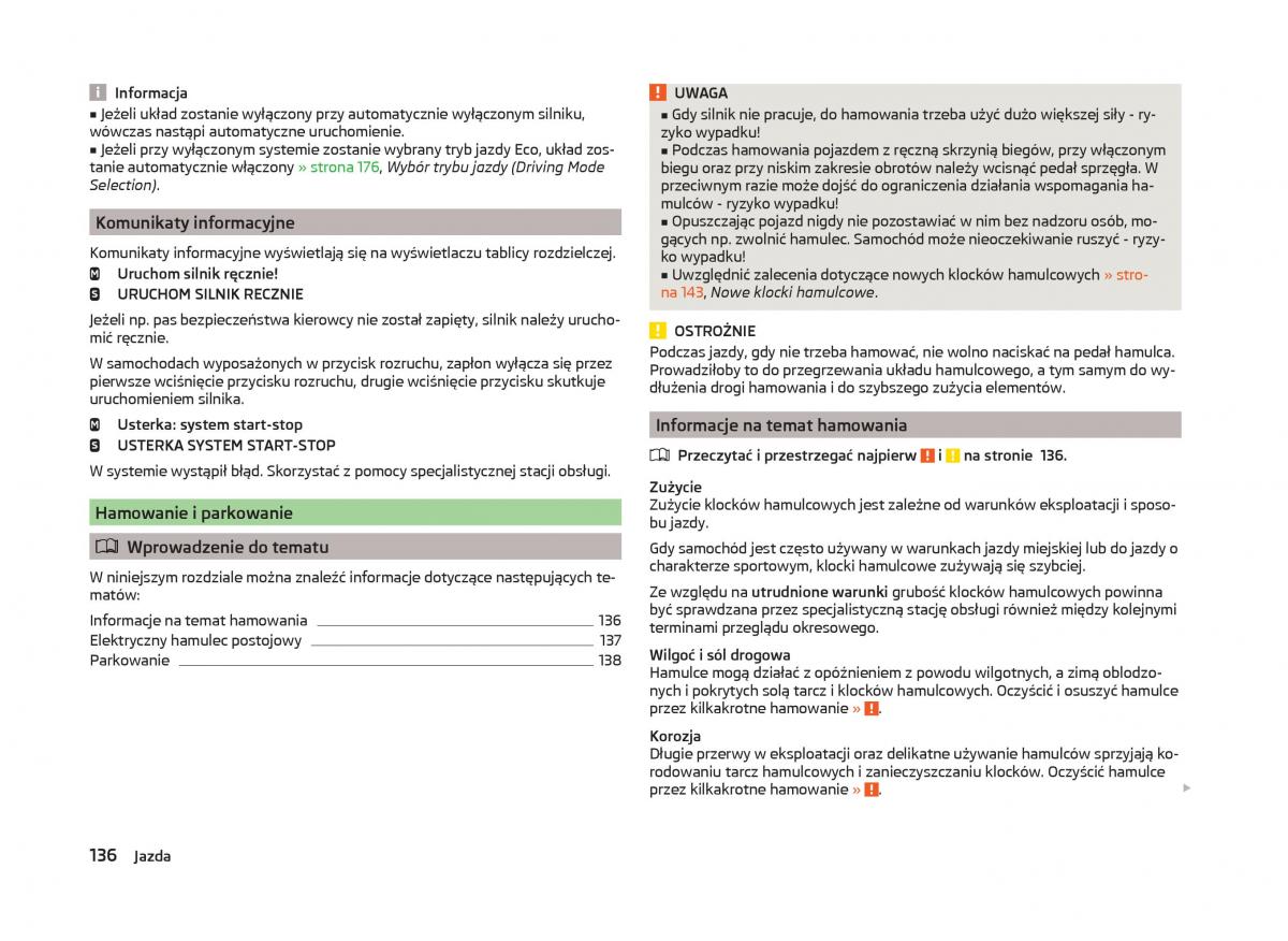 Skoda Superb III 3 instrukcja obslugi / page 139