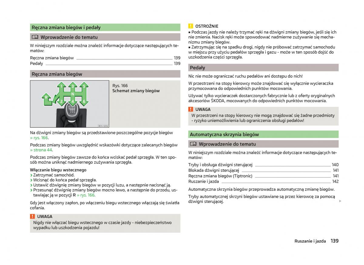 Skoda Superb III 3 instrukcja obslugi / page 142