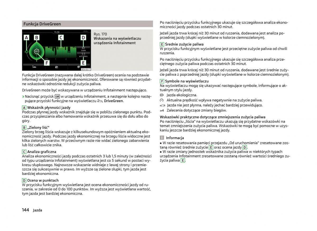 Skoda Superb III 3 instrukcja obslugi / page 147