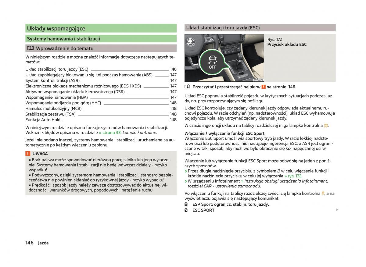 Skoda Superb III 3 instrukcja obslugi / page 149