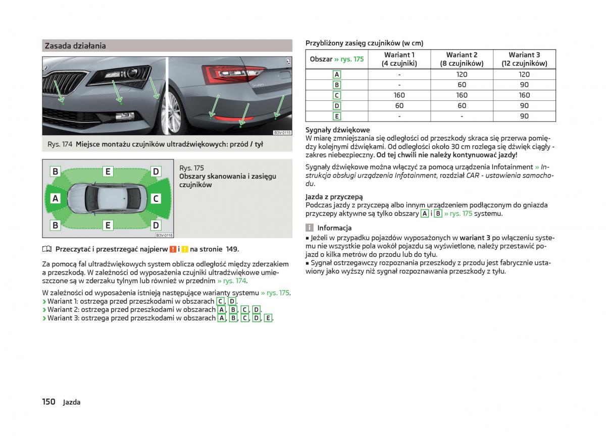 Skoda Superb III 3 instrukcja obslugi / page 153