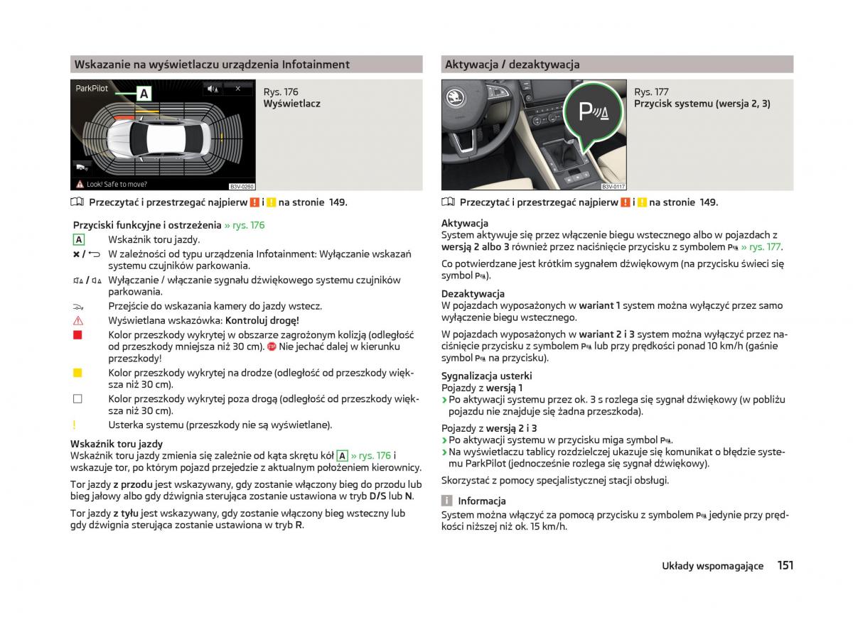 Skoda Superb III 3 instrukcja obslugi / page 154