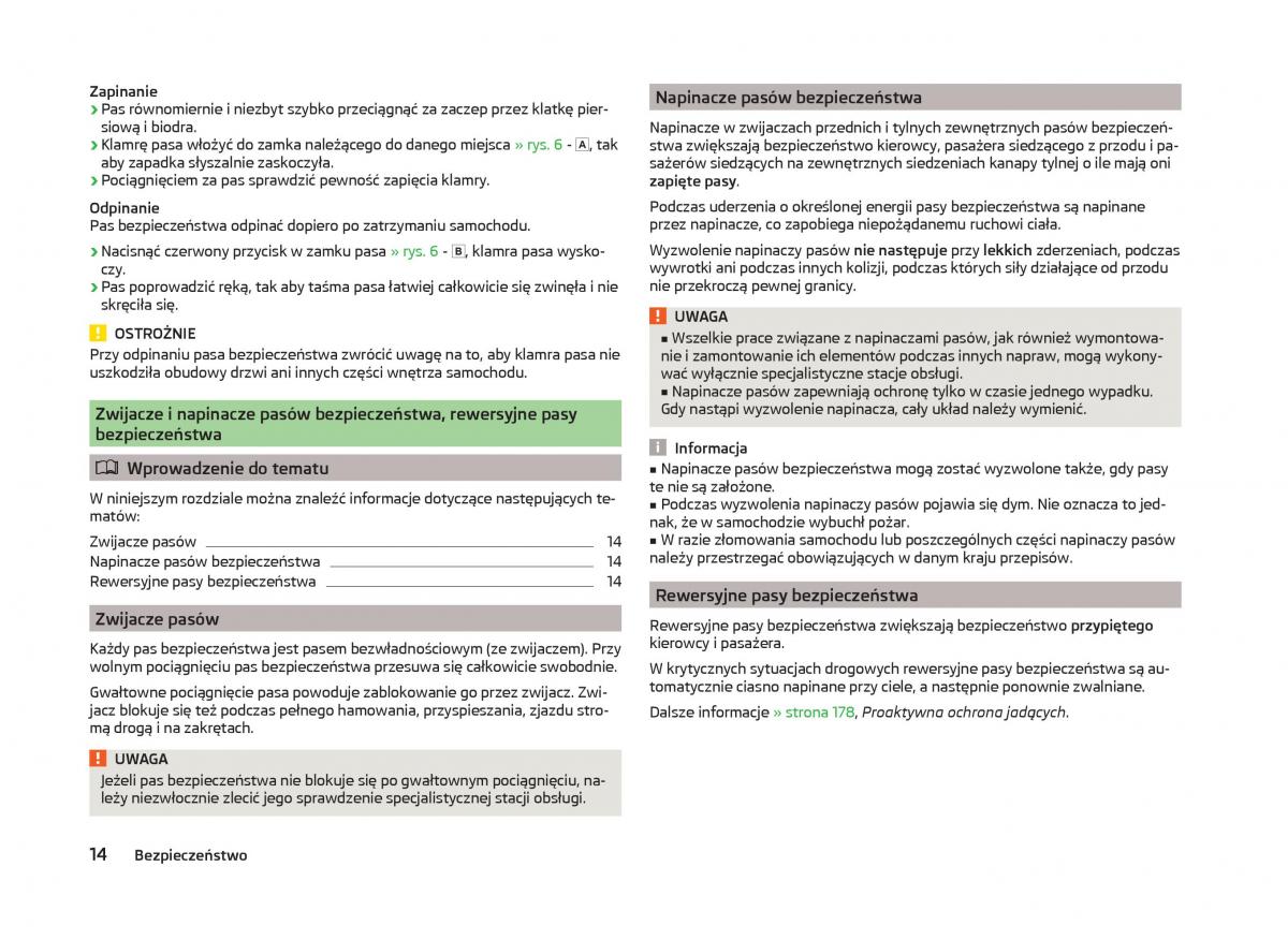 Skoda Superb III 3 instrukcja obslugi / page 17