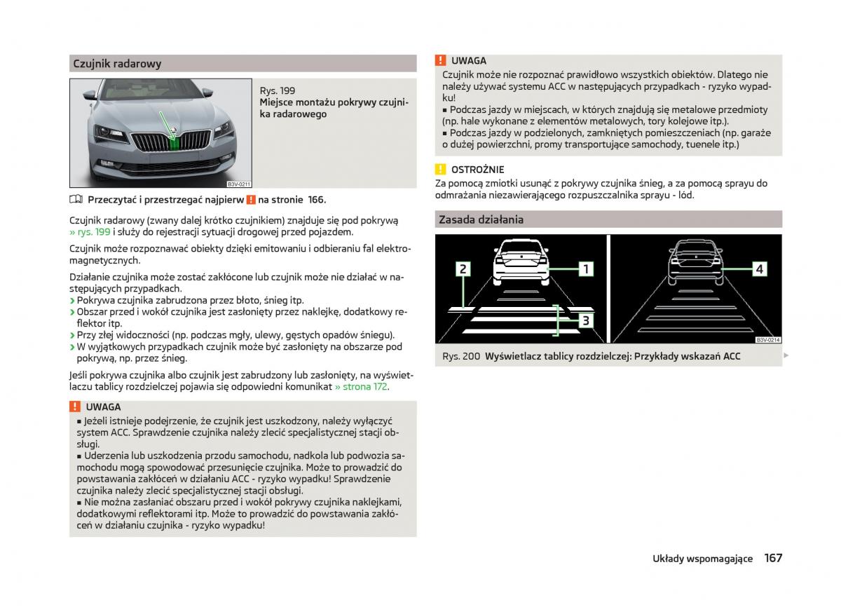 Skoda Superb III 3 instrukcja obslugi / page 170