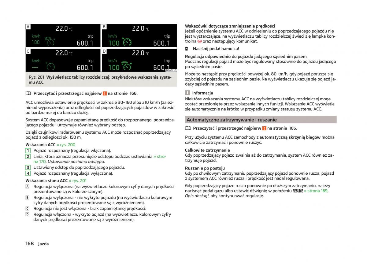 Skoda Superb III 3 instrukcja obslugi / page 171