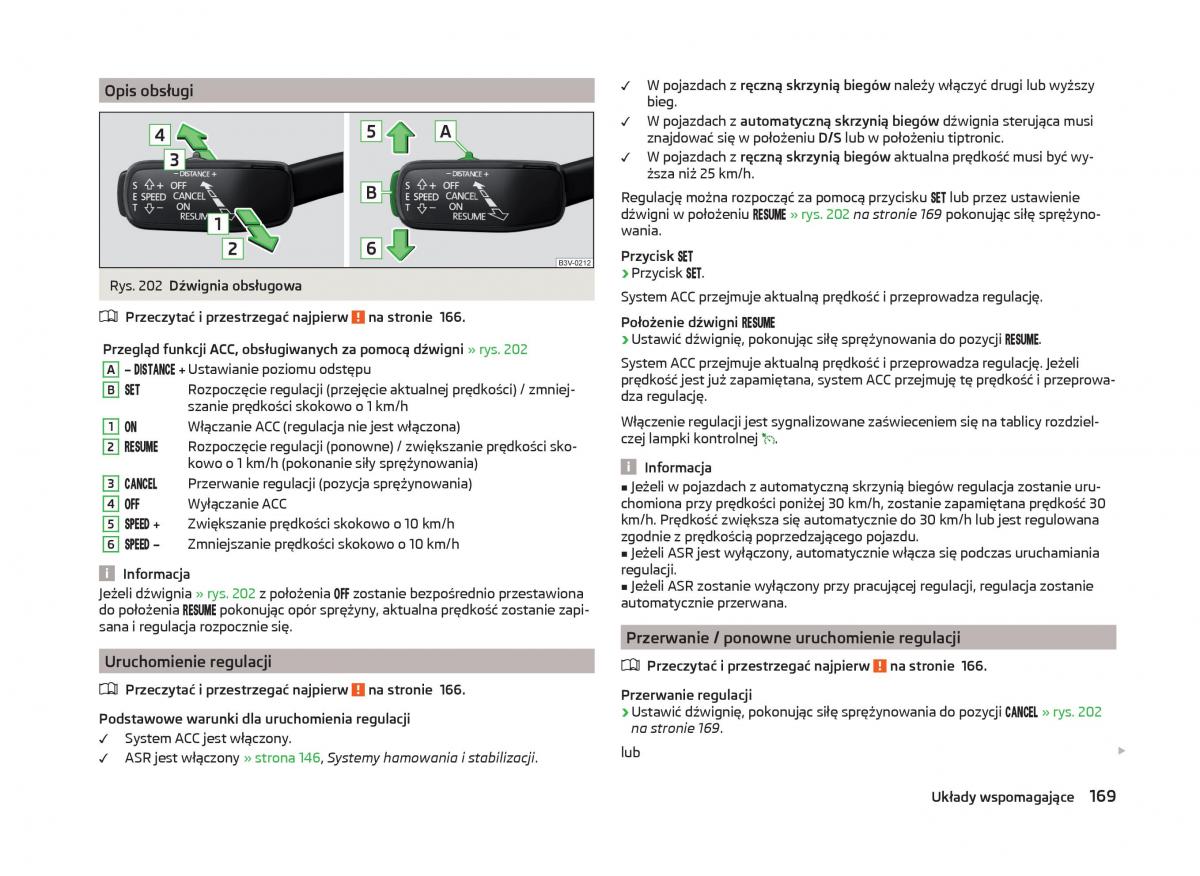 Skoda Superb III 3 instrukcja obslugi / page 172