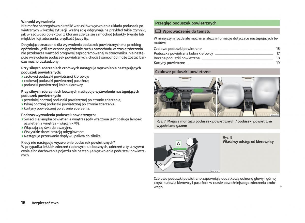 Skoda Superb III 3 instrukcja obslugi / page 19