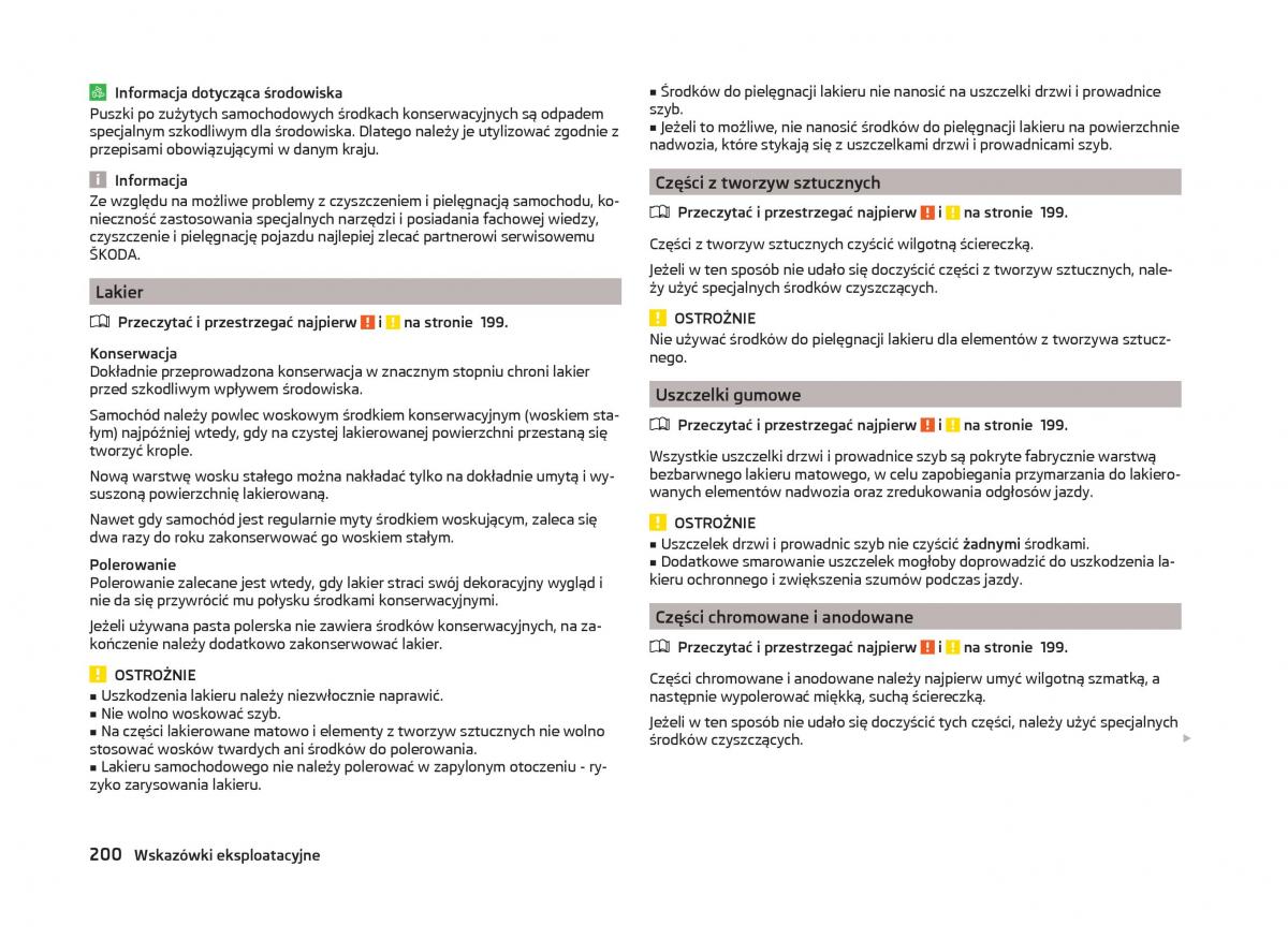 Skoda Superb III 3 instrukcja obslugi / page 203