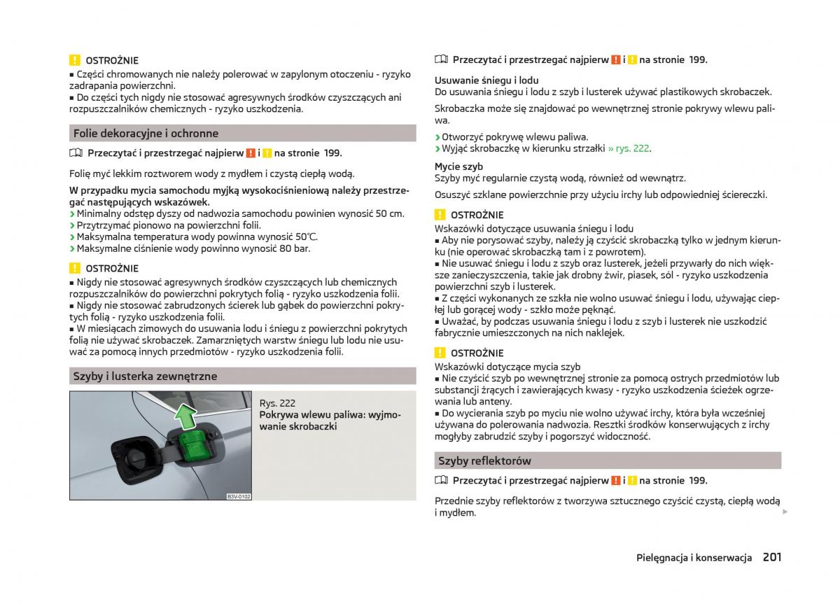 Skoda Superb III 3 instrukcja obslugi / page 204