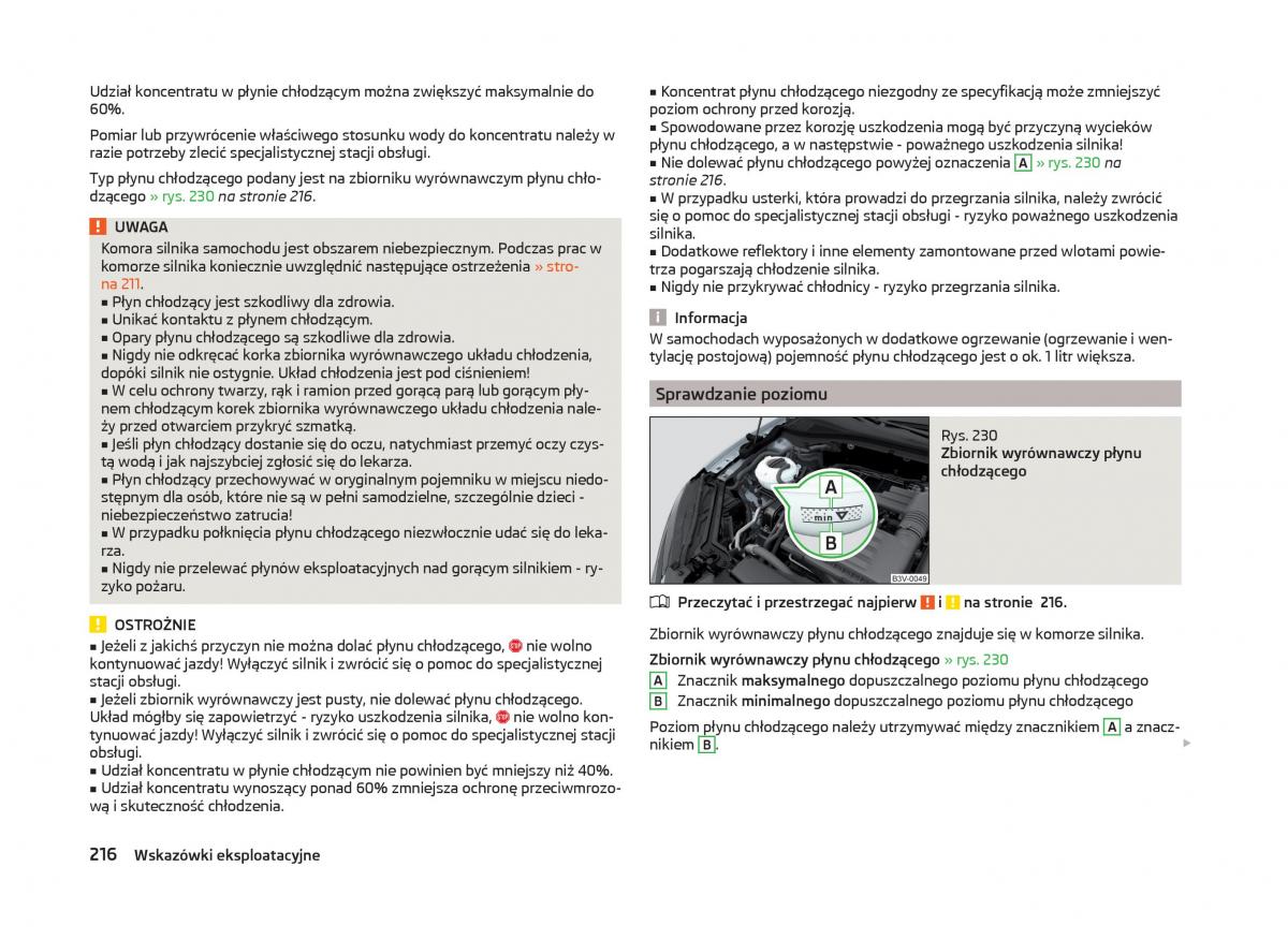 Skoda Superb III 3 instrukcja obslugi / page 219