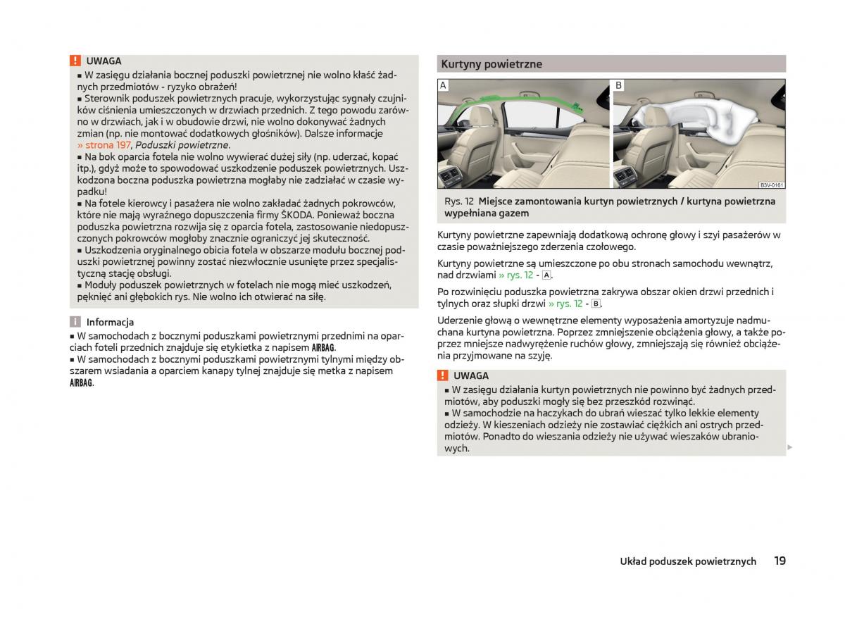 Skoda Superb III 3 instrukcja obslugi / page 22