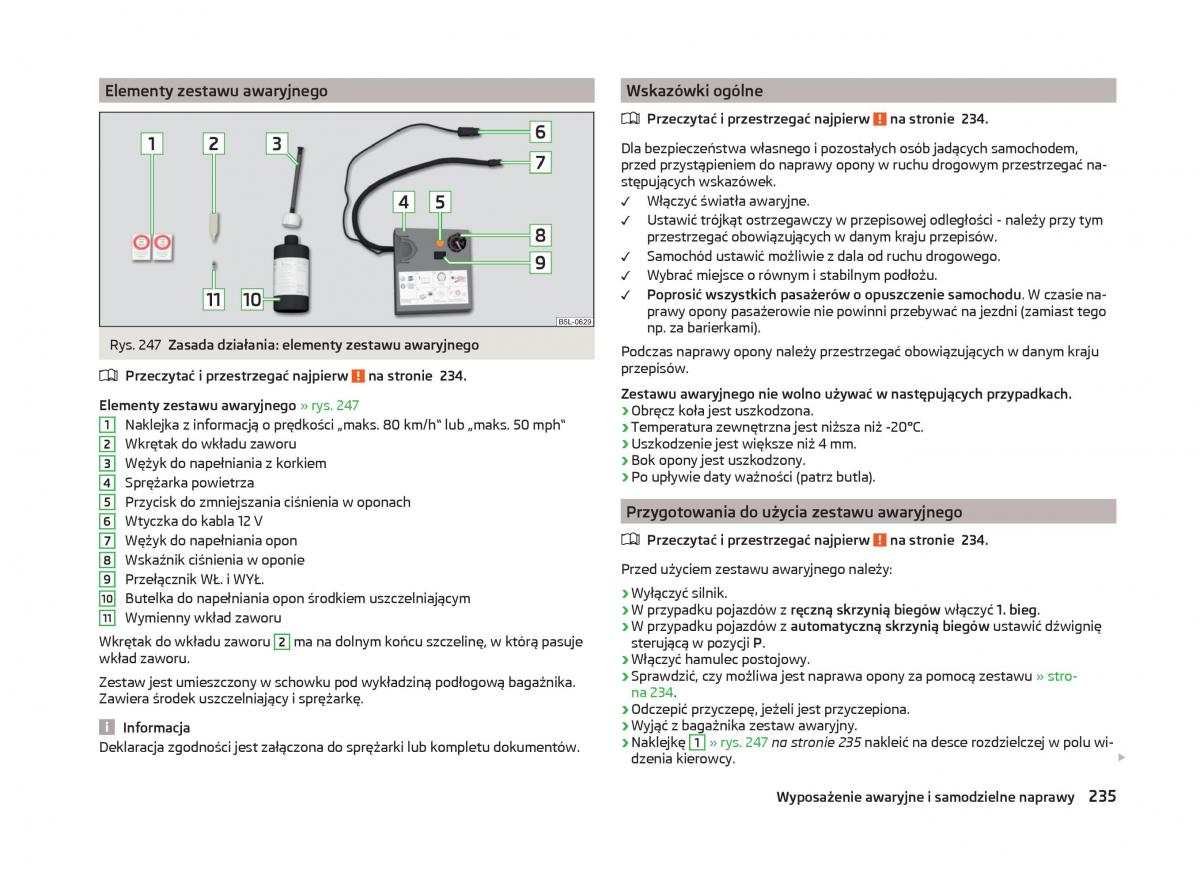 Skoda Superb III 3 instrukcja obslugi / page 238