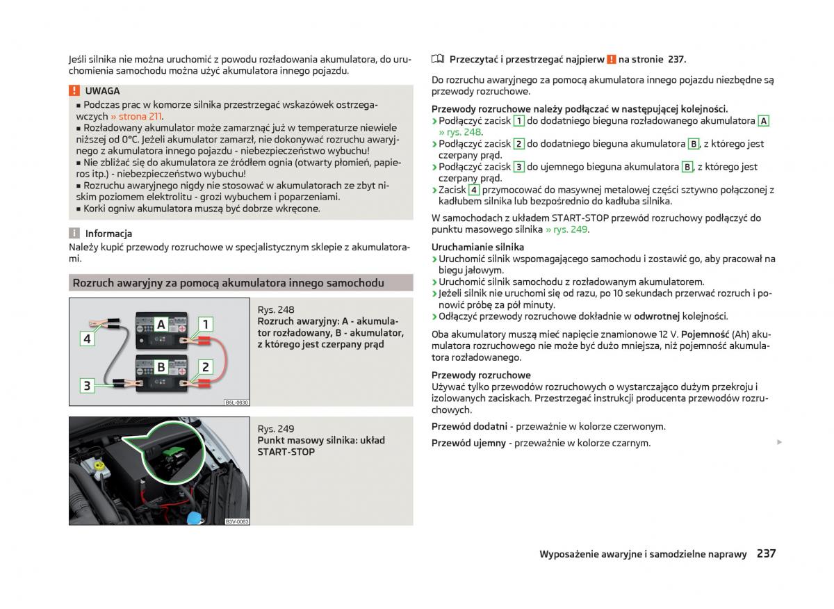 Skoda Superb III 3 instrukcja obslugi / page 240