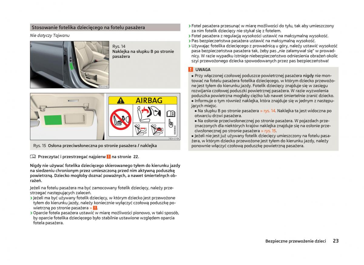 Skoda Superb III 3 instrukcja obslugi / page 26