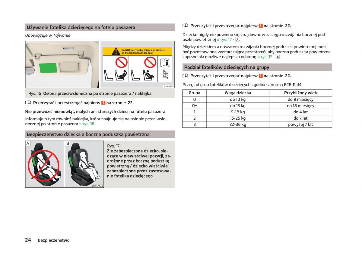 Skoda Superb III 3 instrukcja obslugi / page 27