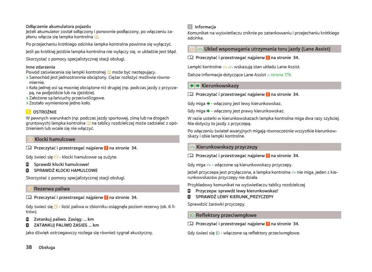 Skoda Superb III 3 instrukcja obslugi / page 41