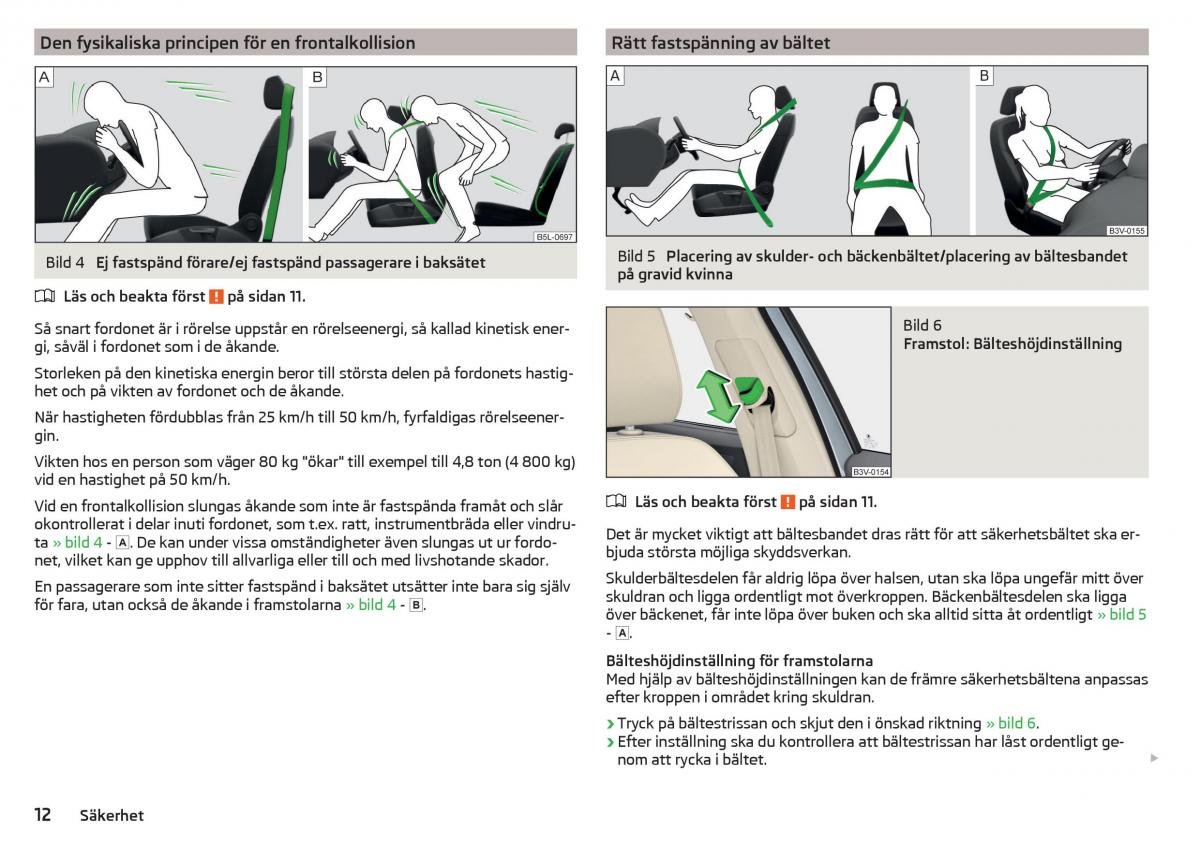 Skoda Superb III 3 instruktionsbok / page 14