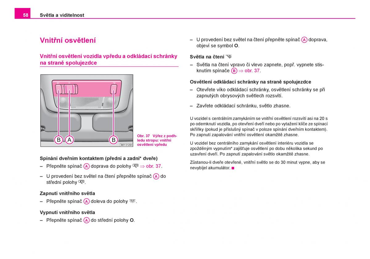 Skoda Fabia I 1 navod k obsludze / page 59