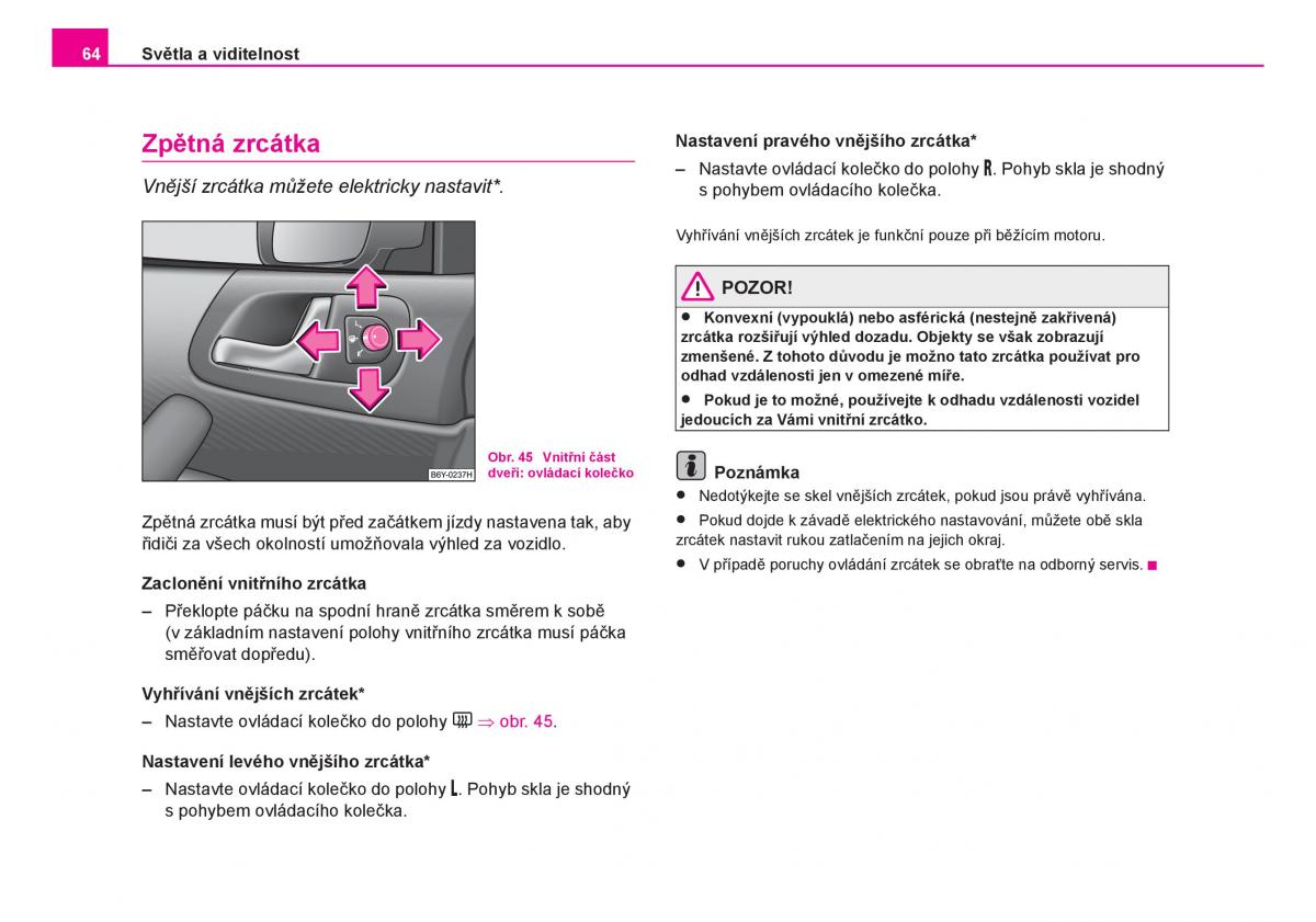 Skoda Fabia I 1 navod k obsludze / page 65