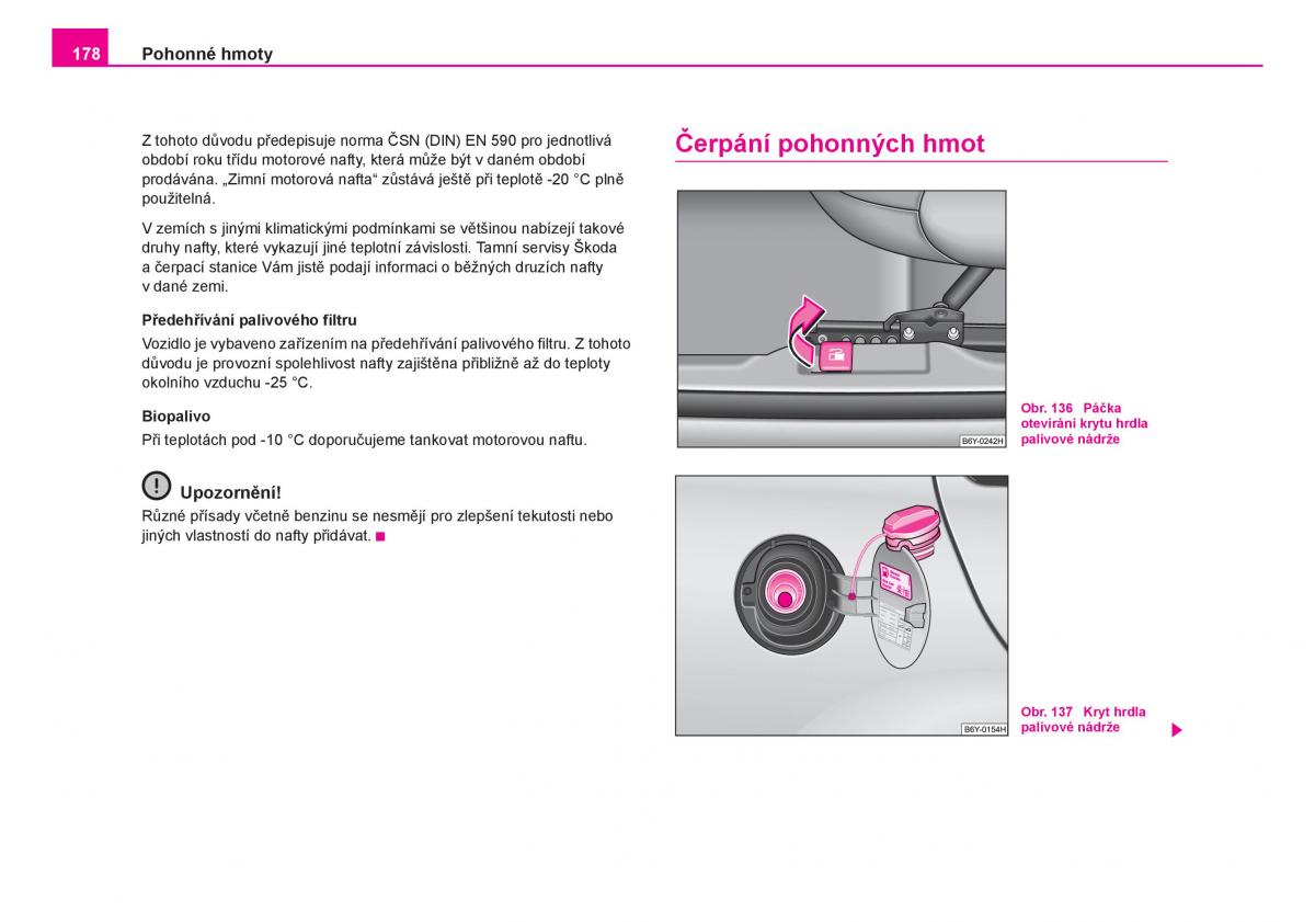 Skoda Fabia I 1 navod k obsludze / page 179