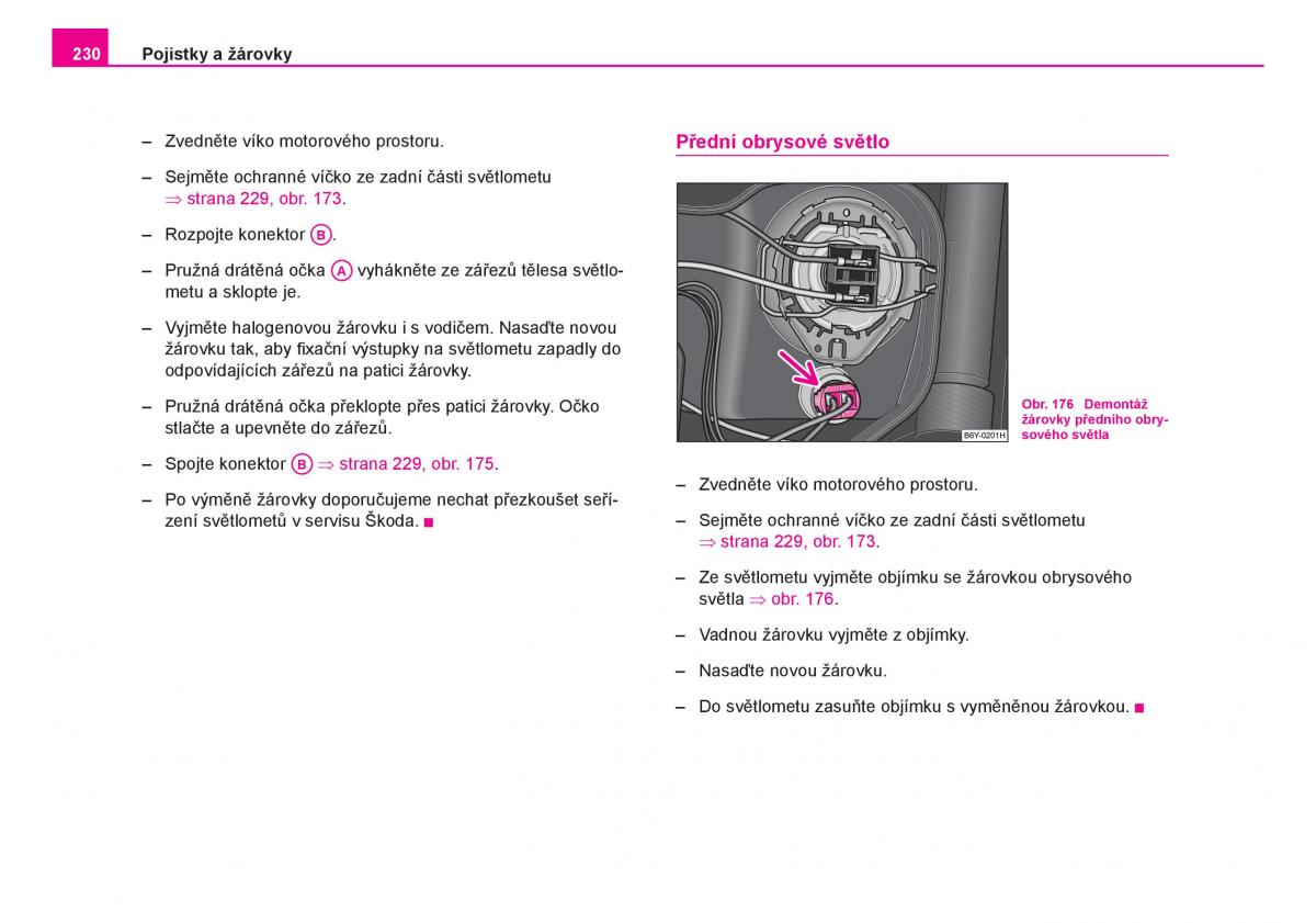 Skoda Fabia I 1 navod k obsludze / page 231