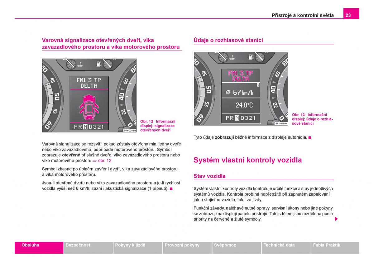 Skoda Fabia I 1 navod k obsludze / page 24