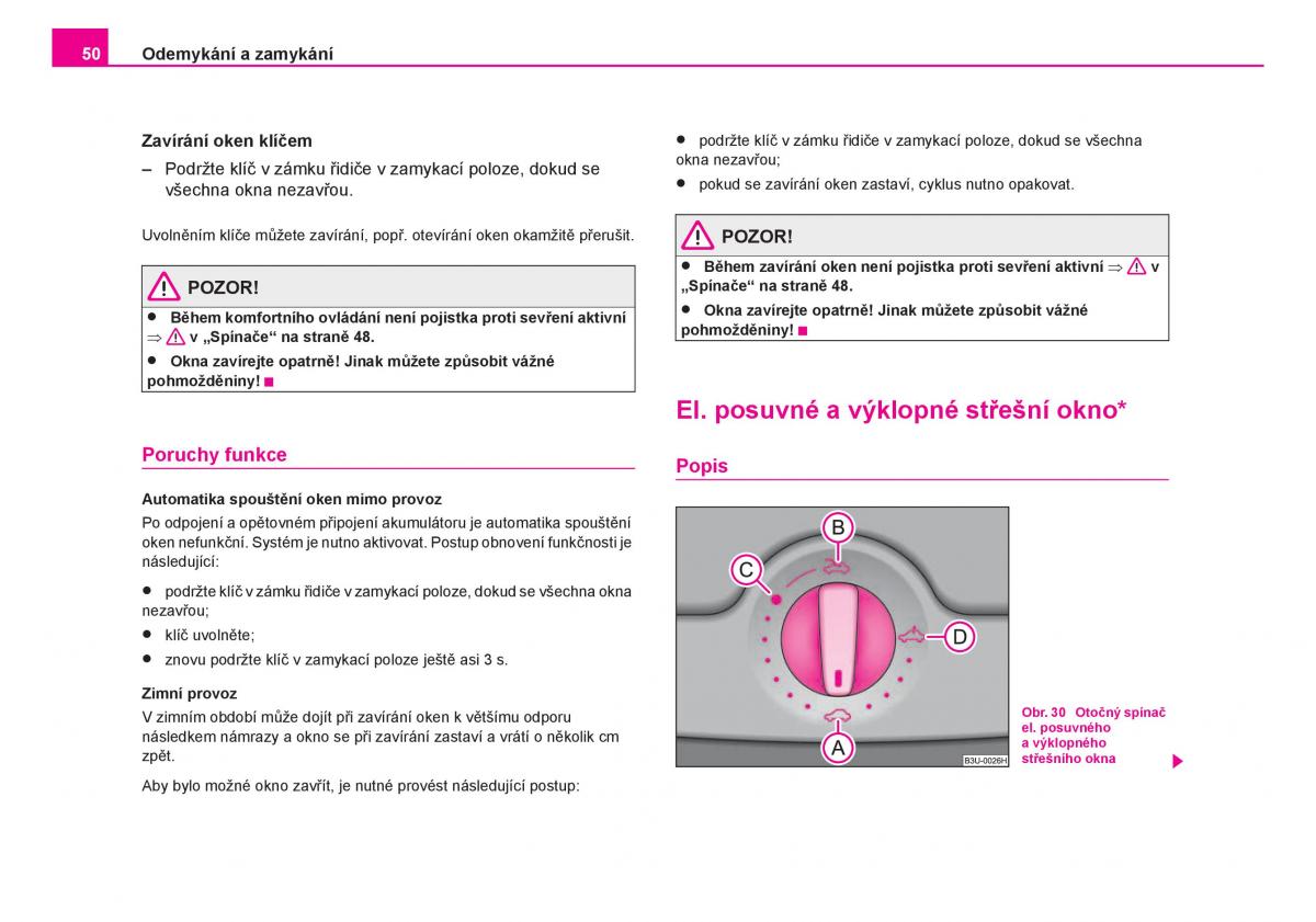 Skoda Fabia I 1 navod k obsludze / page 51