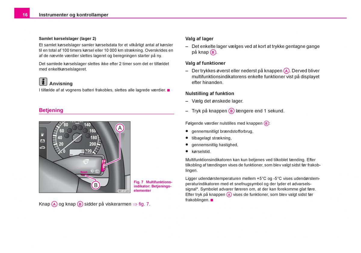 Skoda Fabia I 1 Bilens instruktionsbog / page 17