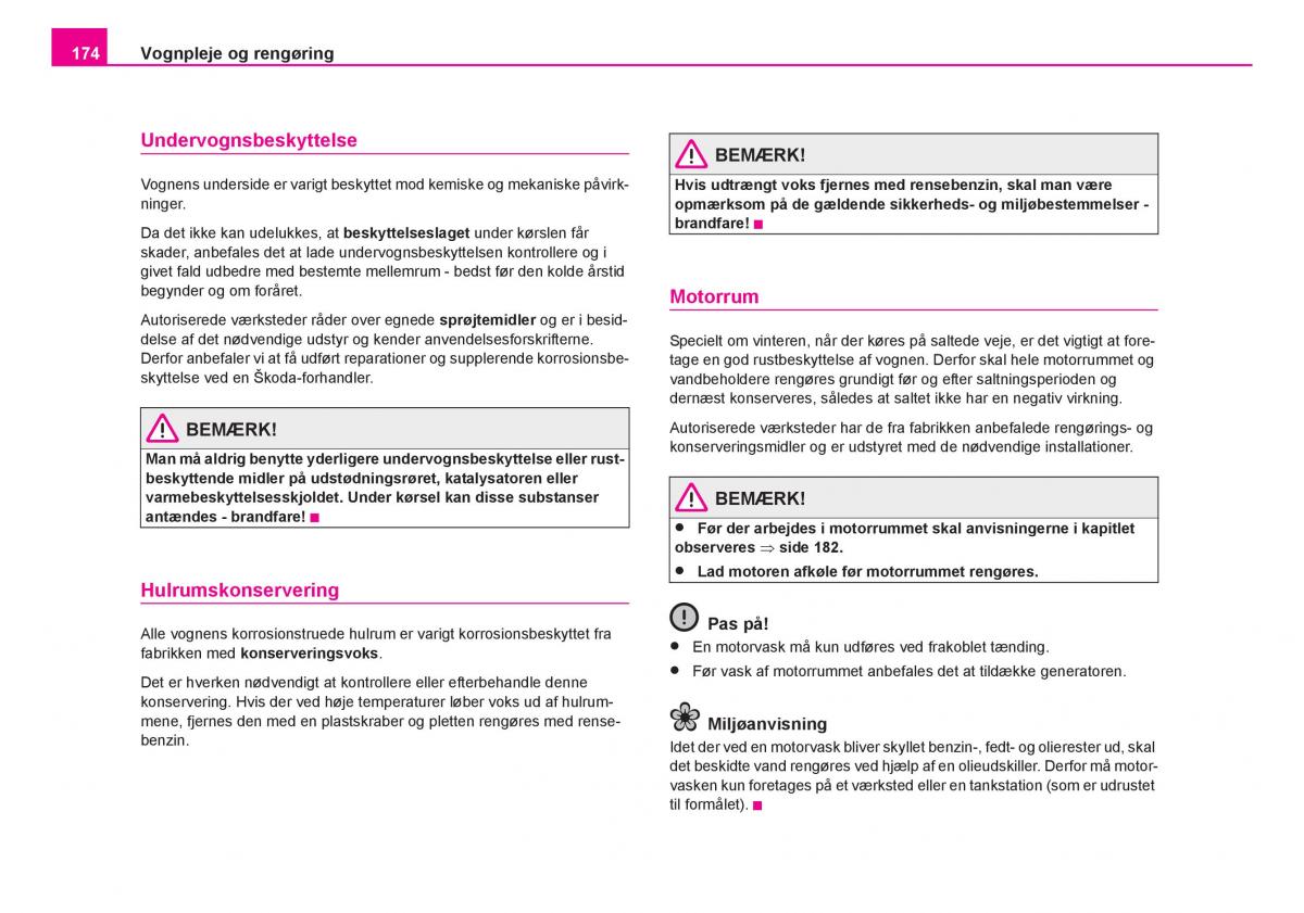 Skoda Fabia I 1 Bilens instruktionsbog / page 175