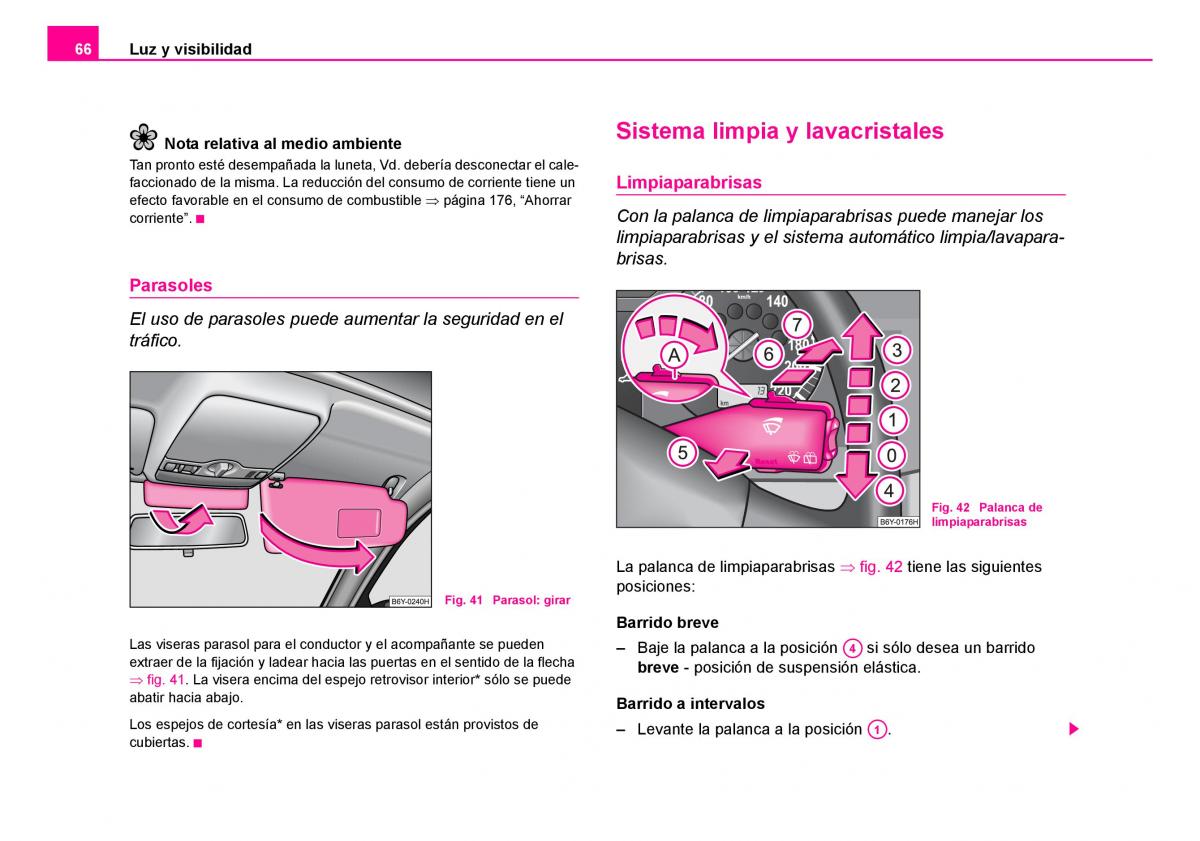 Skoda Fabia I 1 manual del propietario / page 67