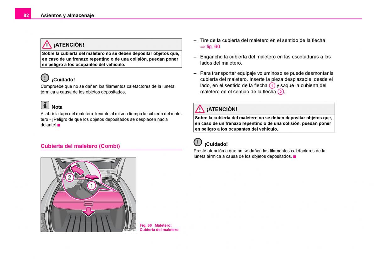 Skoda Fabia I 1 manual del propietario / page 83