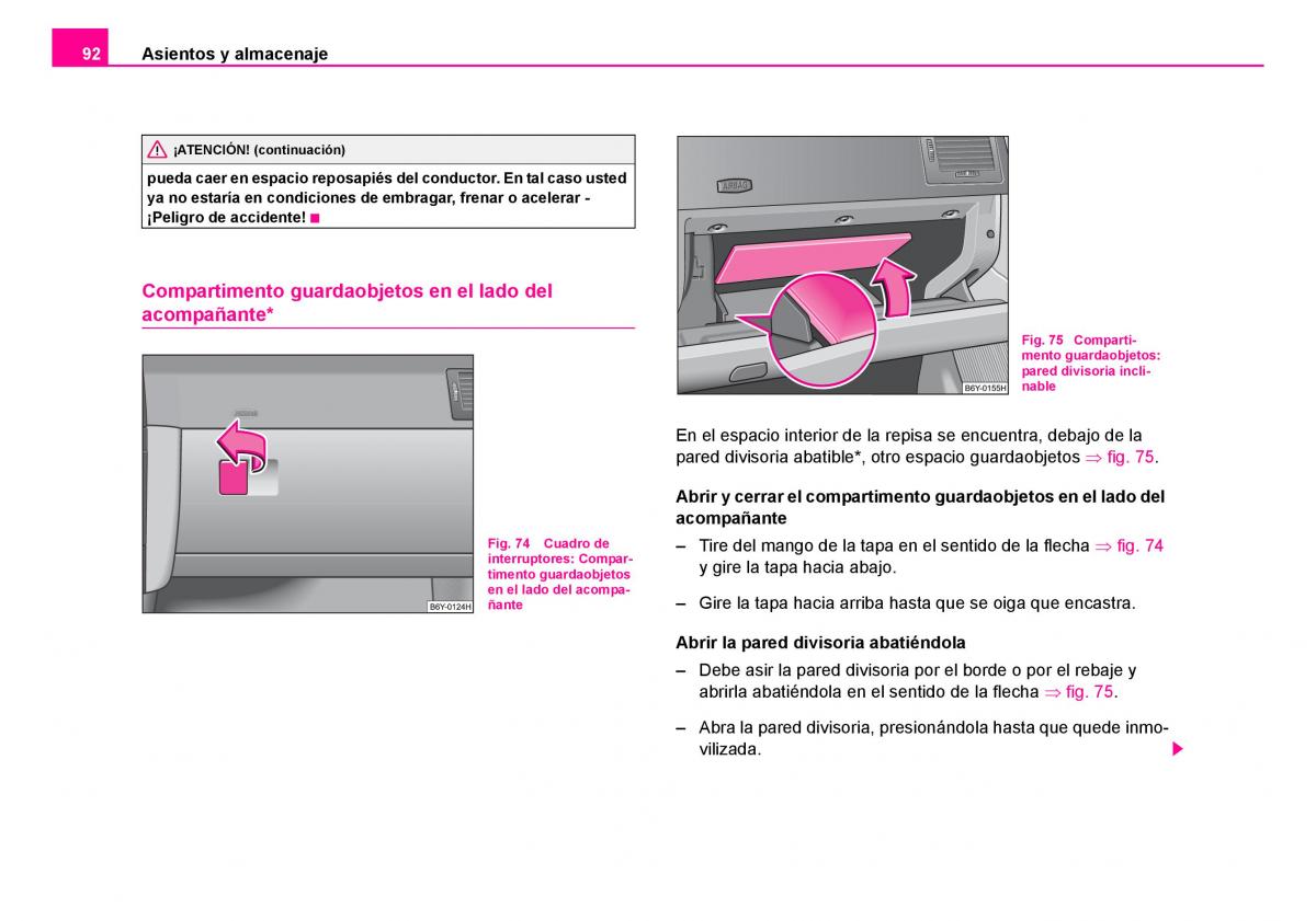 Skoda Fabia I 1 manual del propietario / page 93