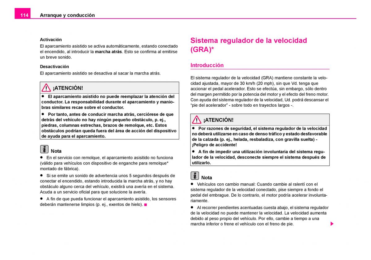 Skoda Fabia I 1 manual del propietario / page 115