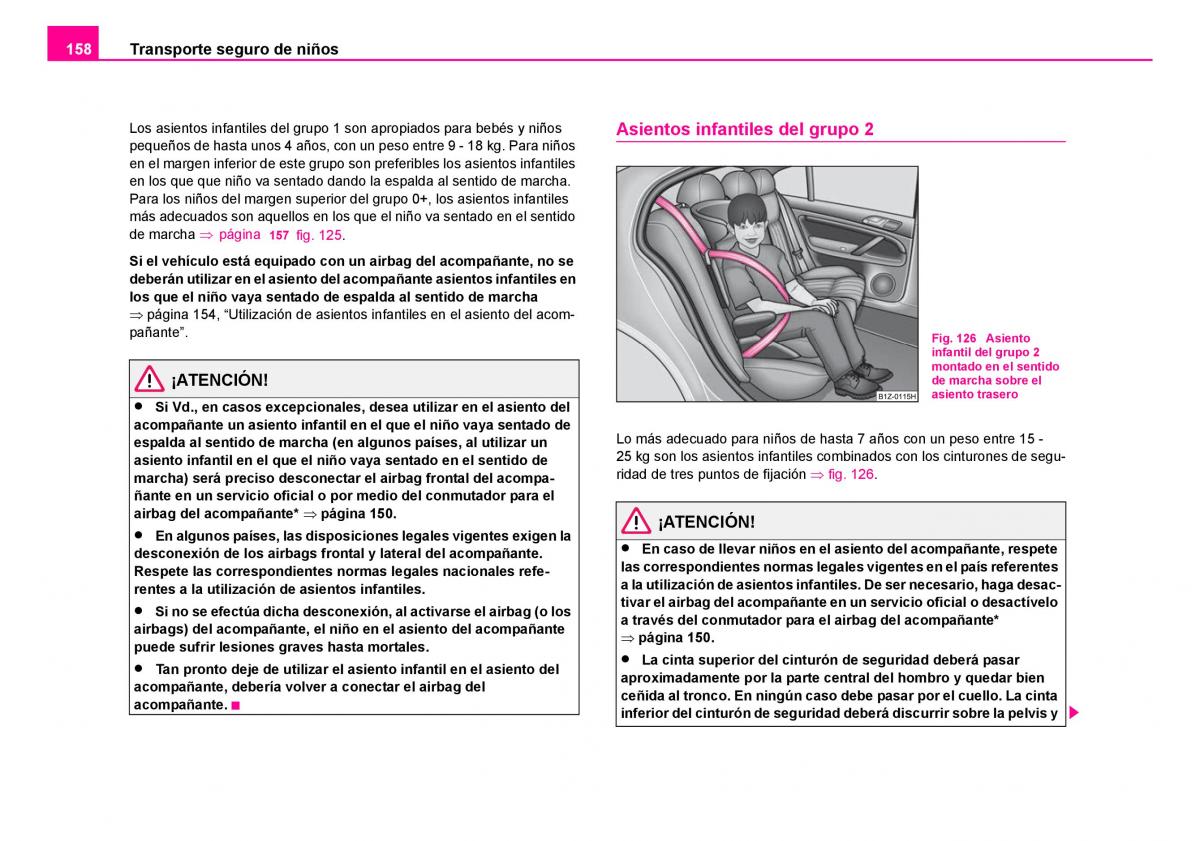 Skoda Fabia I 1 manual del propietario / page 159