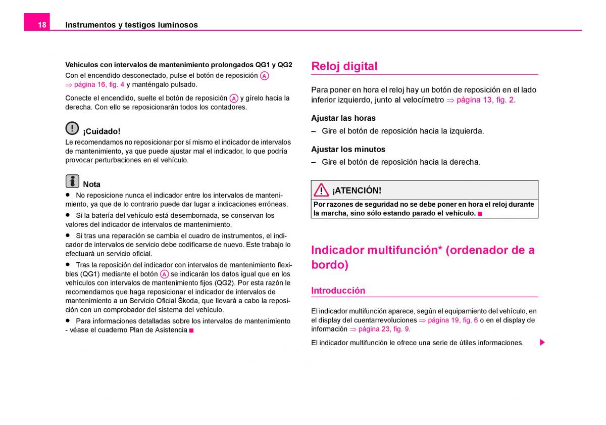 Skoda Fabia I 1 manual del propietario / page 19