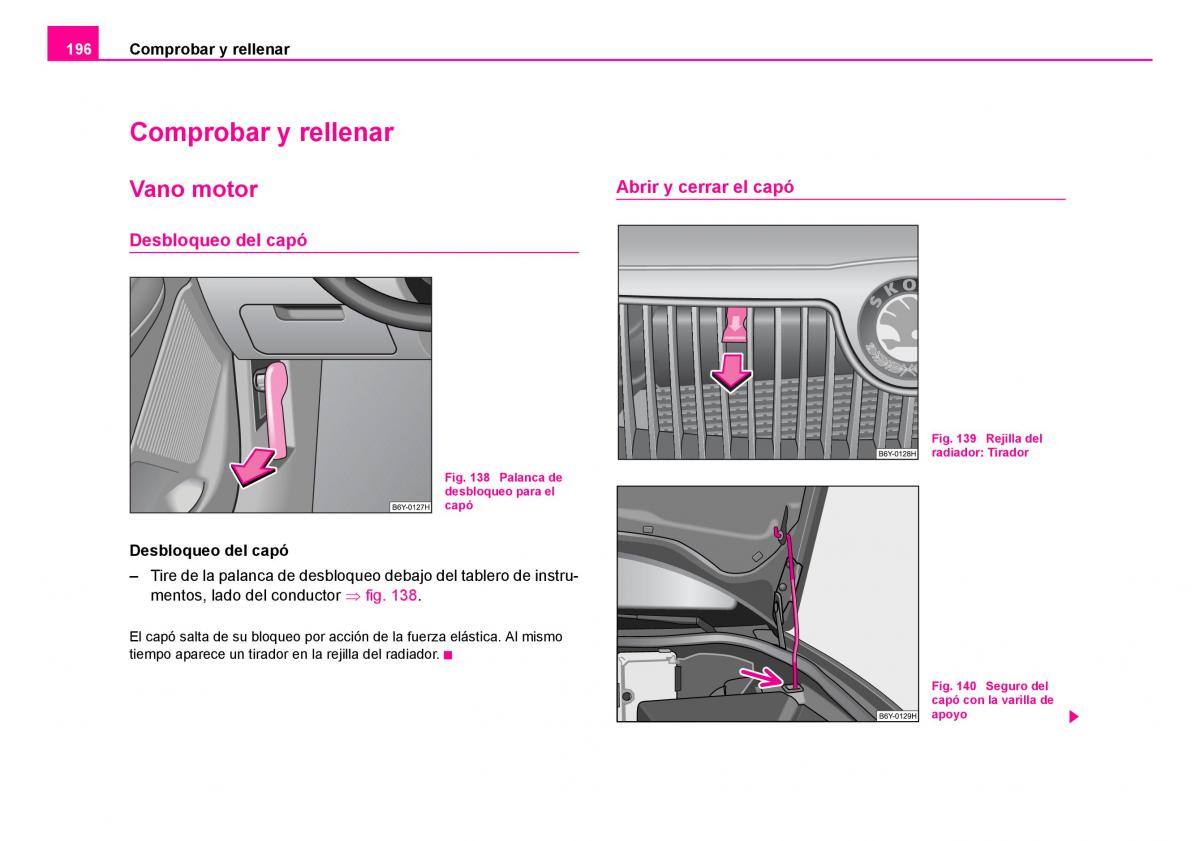 Skoda Fabia I 1 manual del propietario / page 197