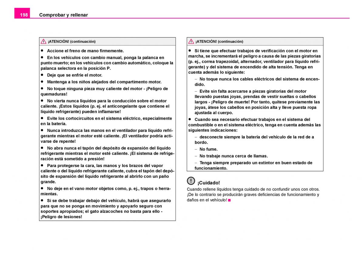 Skoda Fabia I 1 manual del propietario / page 199