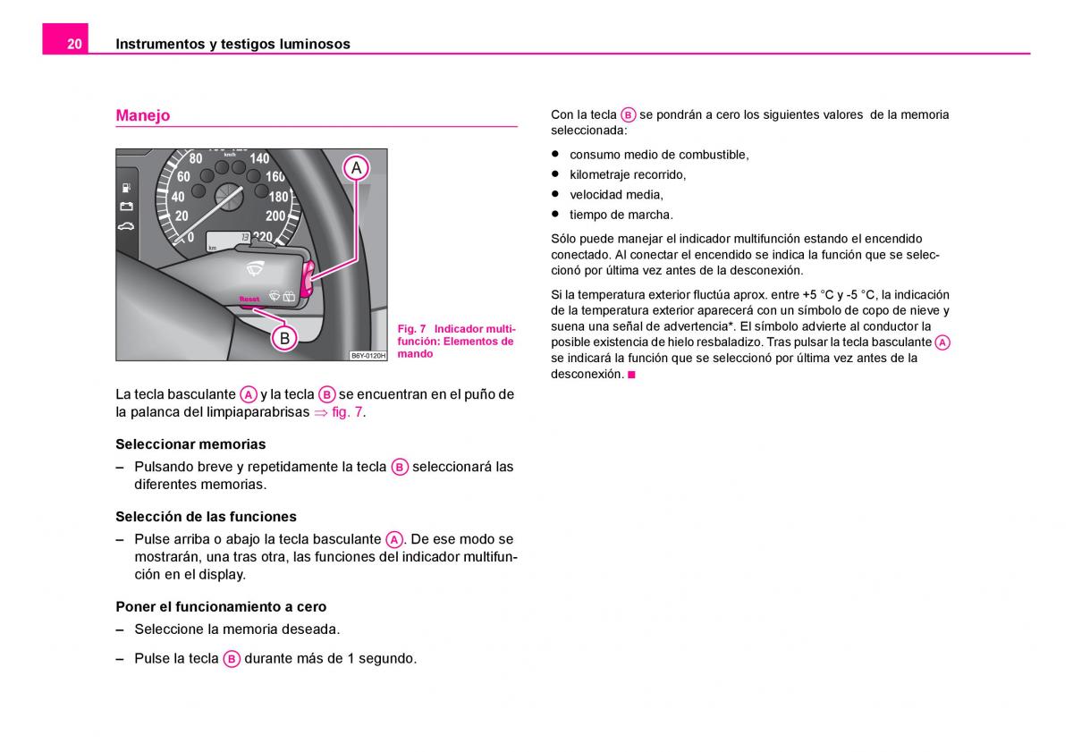 Skoda Fabia I 1 manual del propietario / page 21