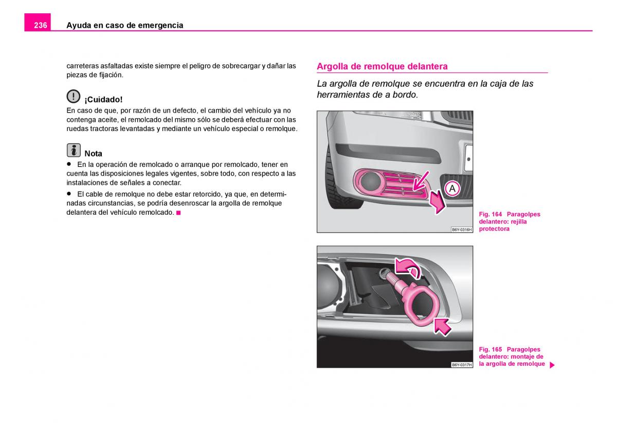 Skoda Fabia I 1 manual del propietario / page 237