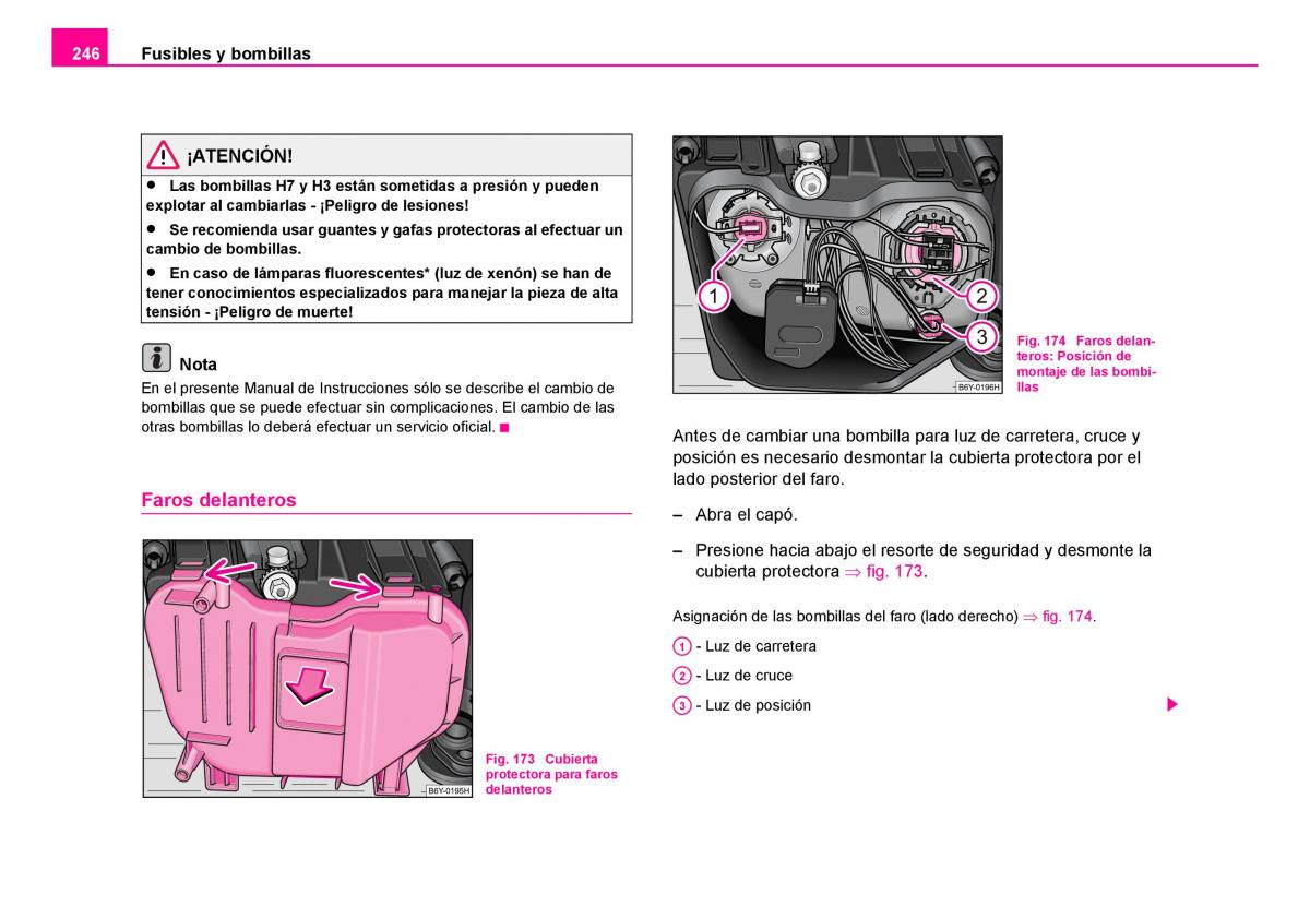 Skoda Fabia I 1 manual del propietario / page 247